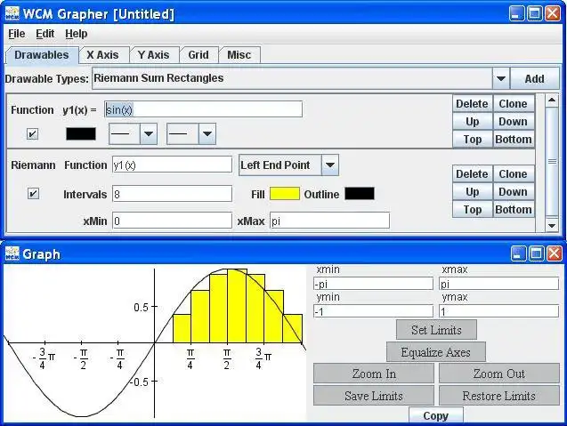 Download de webtool of webapp Web Components for Mathematics om online onder Linux te draaien