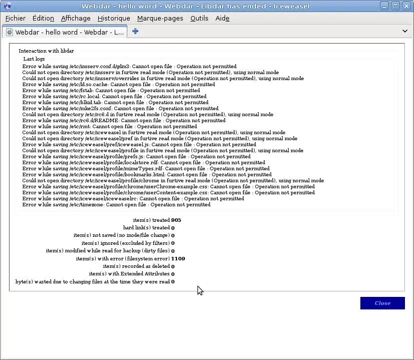 Download web tool or web app webdar