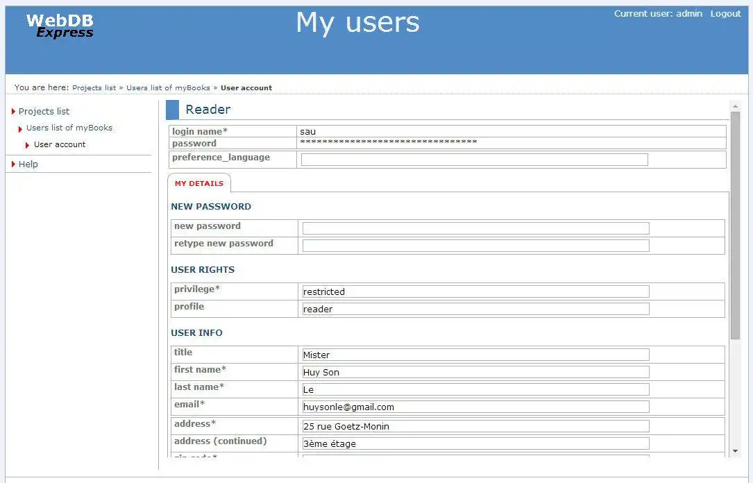 Download web tool or web app WebDBExpress
