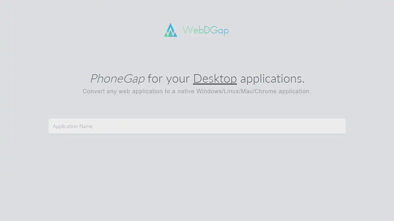 Unduh alat web atau aplikasi web WebDGap