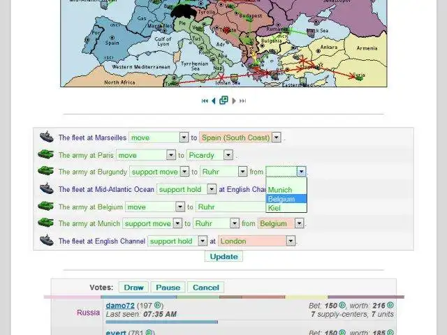 Web ツールまたは Web アプリ webDiplomacy をダウンロードして、Linux オンライン上で Windows オンラインで実行します