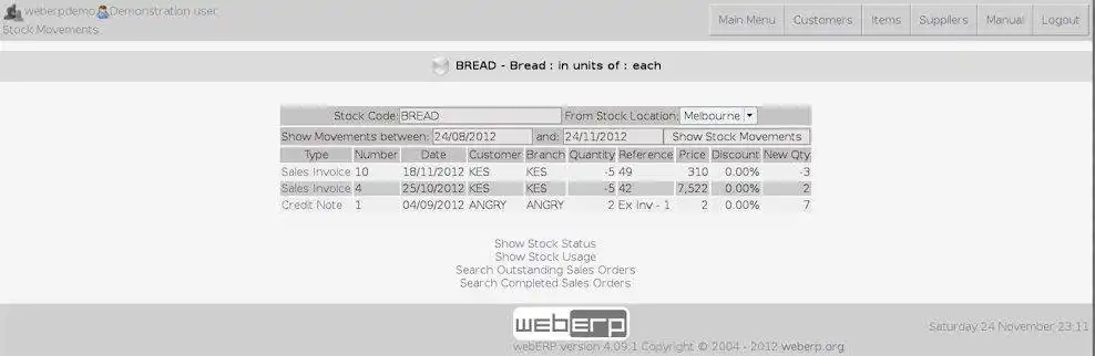 Download web tool or web app webERP Accounting  Business Management