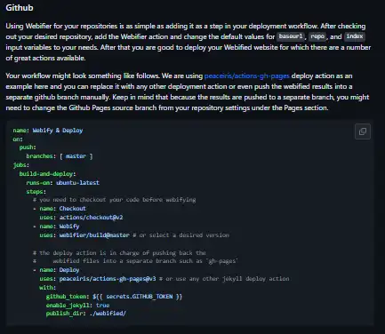 Download web tool or web app Webifier