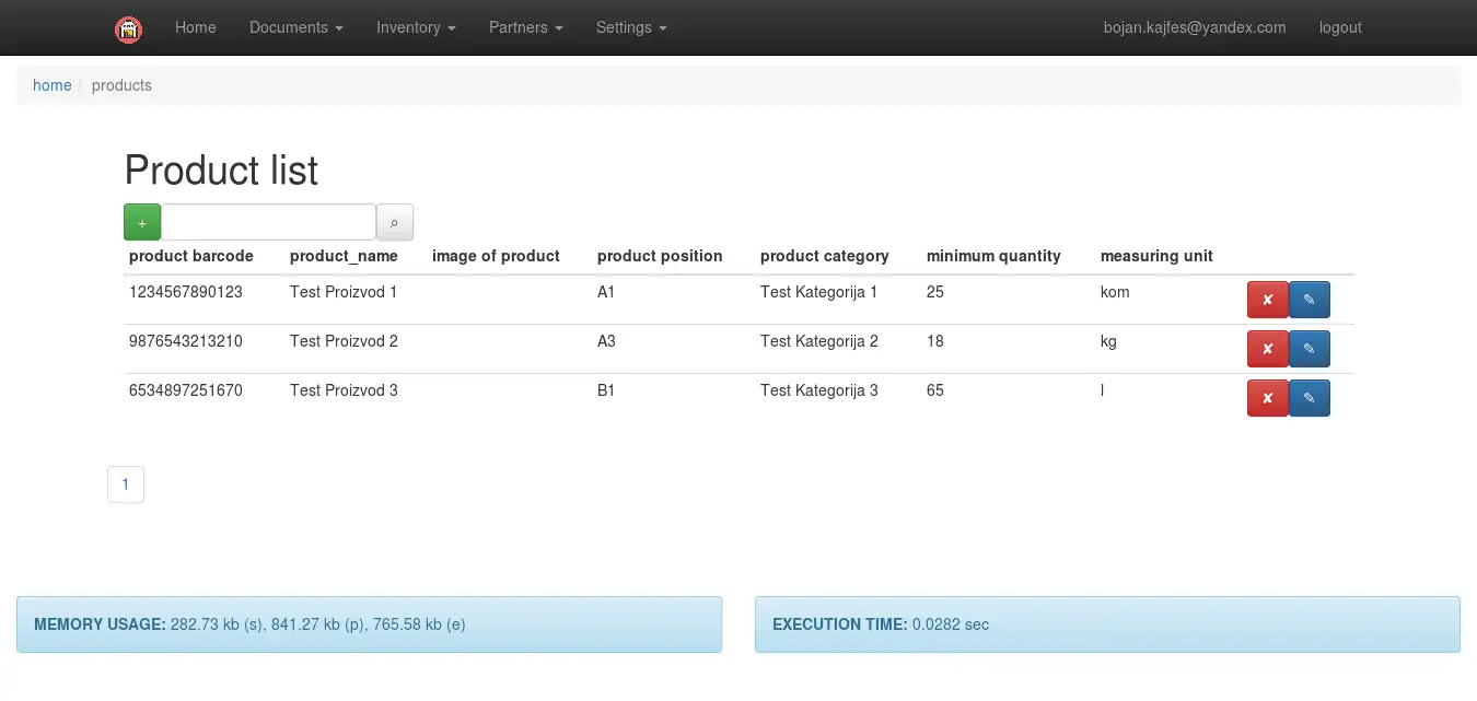 Unduh alat web atau aplikasi web Inventaris Webiness