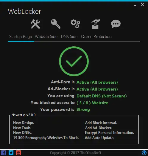 Download web tool or web app WebLocker