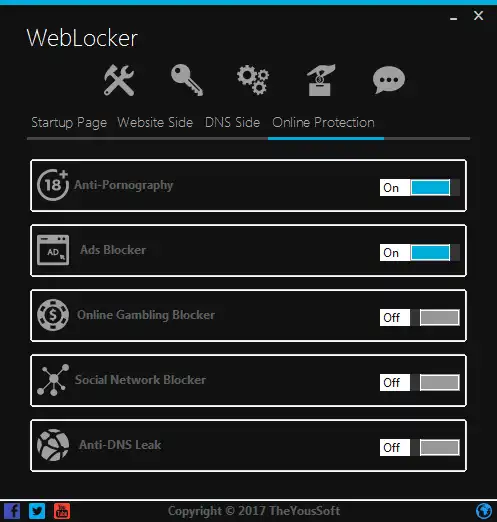Download web tool or web app WebLocker