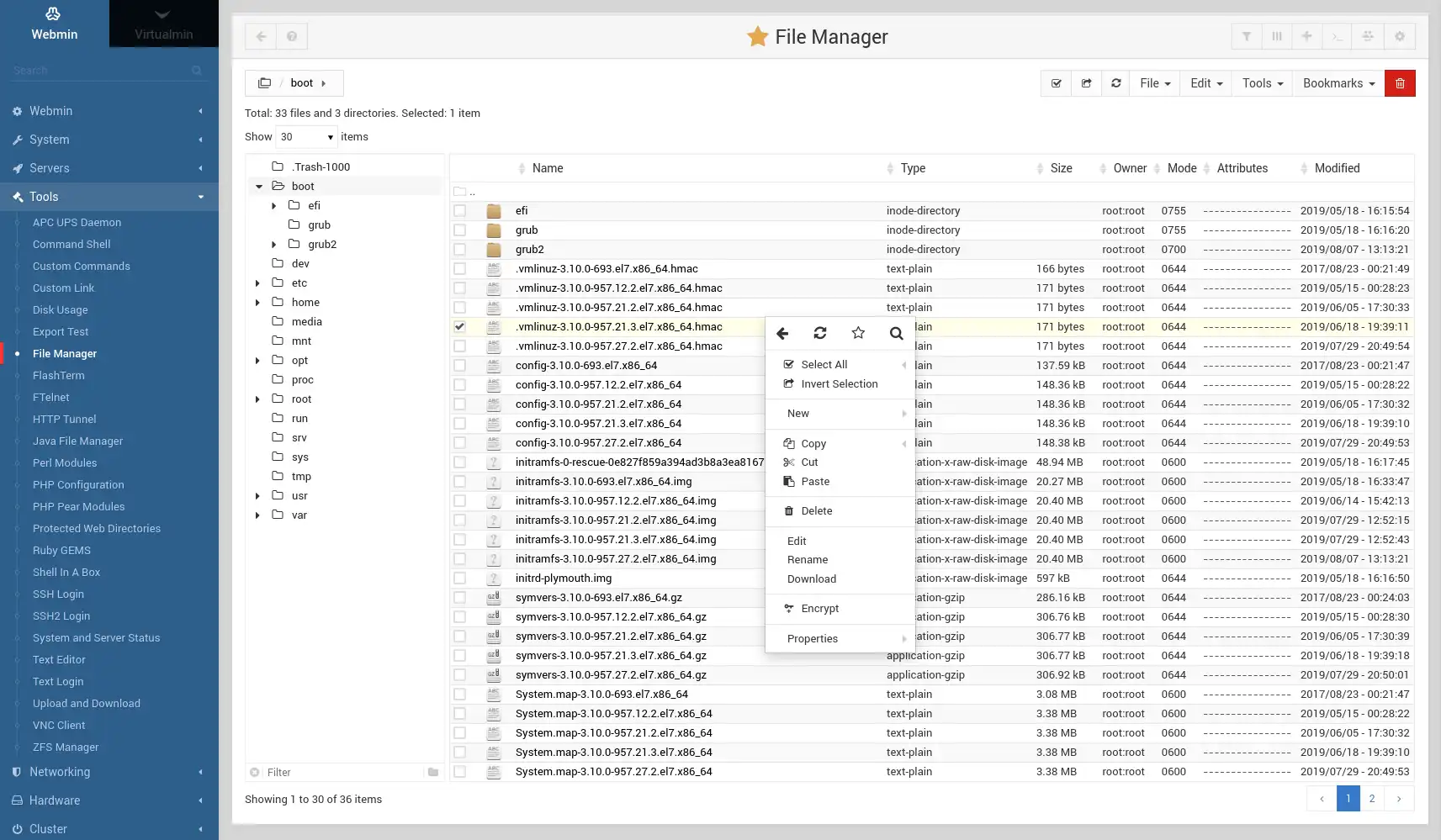 Télécharger l'outil Web ou l'application Web Webmin