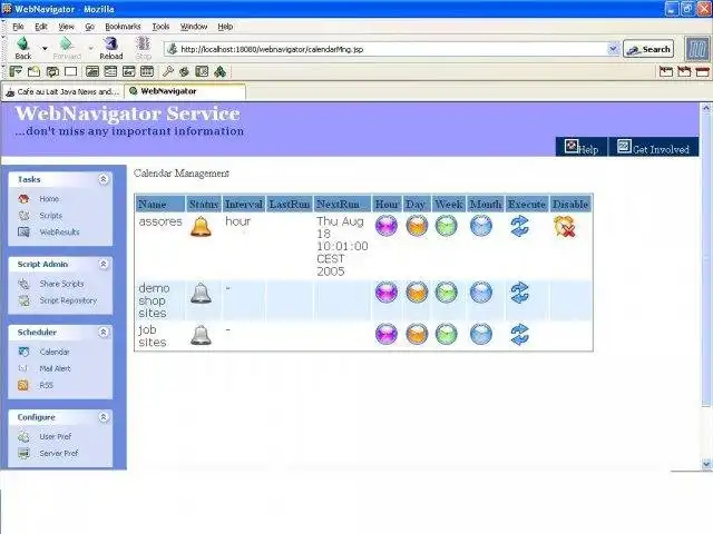 Download web tool or web app webnavigator