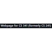 Free download Webpage for CS 341 (formerly CS 241) Linux app to run online in Ubuntu online, Fedora online or Debian online