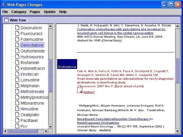 Завантажте веб-інструмент або веб-програму WebPagesChanges для роботи в Linux онлайн