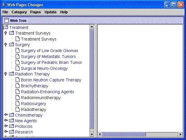 Download web tool or web app WebPagesChanges to run in Windows online over Linux online