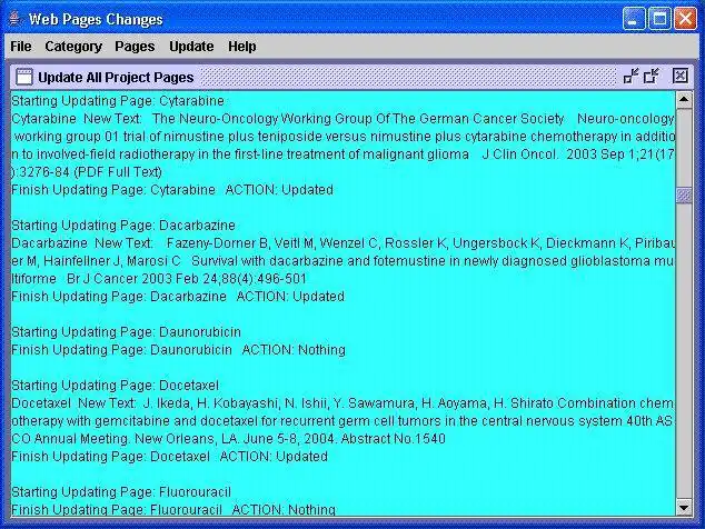 Download web tool or web app WebPagesChanges to run in Windows online over Linux online