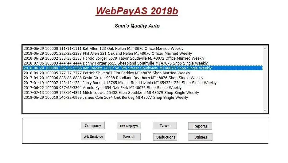 Télécharger l'outil Web ou l'application Web WebPayAS2019