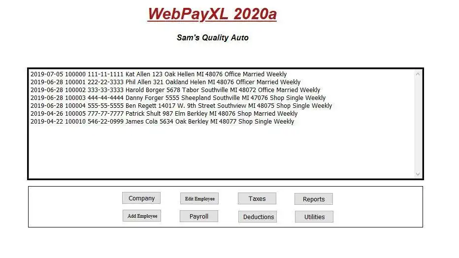 Unduh alat web atau aplikasi web WebPayXL2020