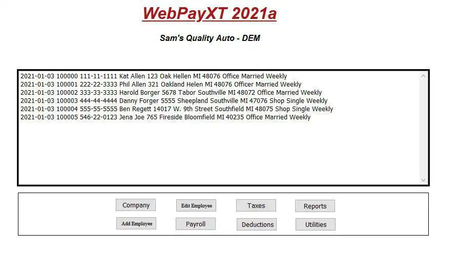 Download webtool of webapp WebPayXT2021
