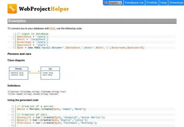Pobierz narzędzie internetowe lub aplikację internetową WebProjectHelper
