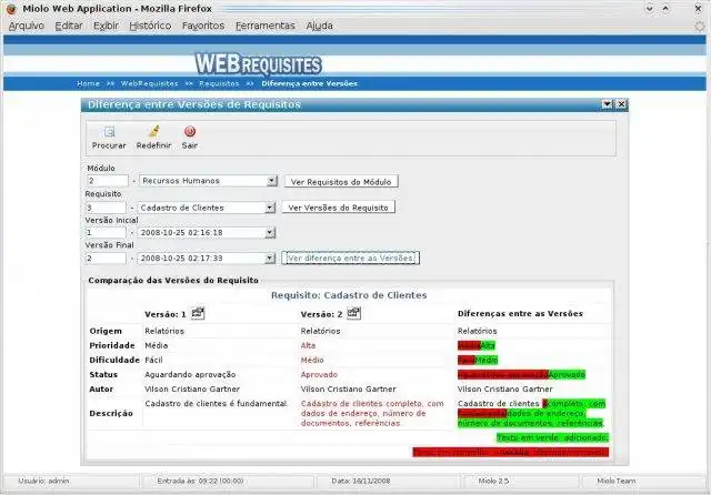 Descargue la herramienta web o la aplicación web WebRequisites