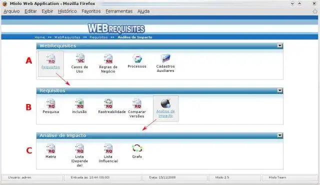 Download web tool or web app WebRequisites