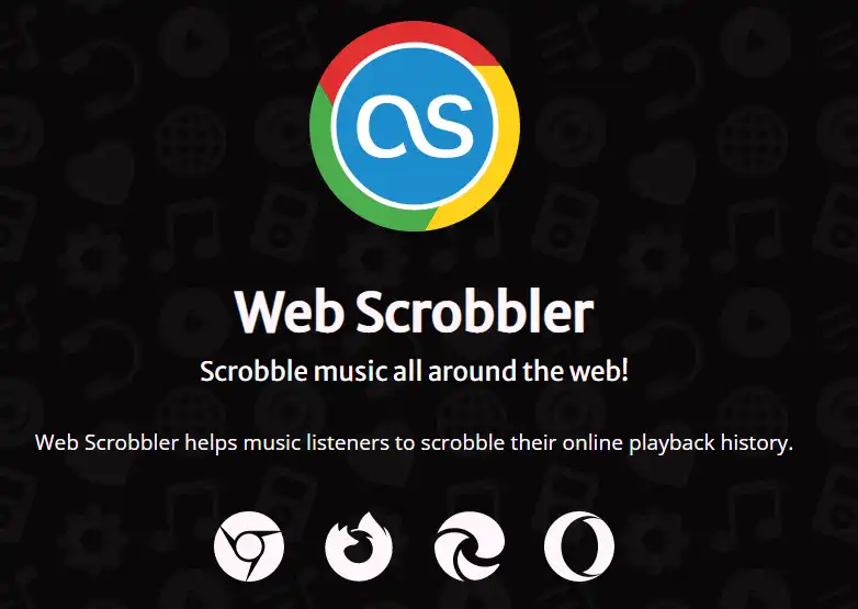 Unduh alat web atau aplikasi web Web Scrobbler