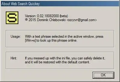 Download web tool or web app WebSearchQuickey