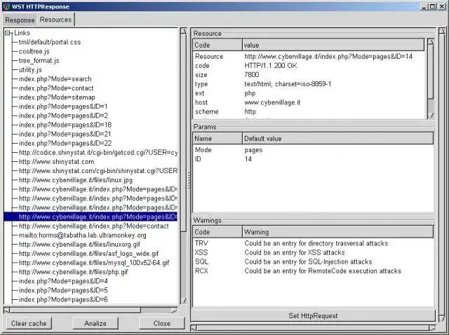 Download web tool or web app WebSecurityTester