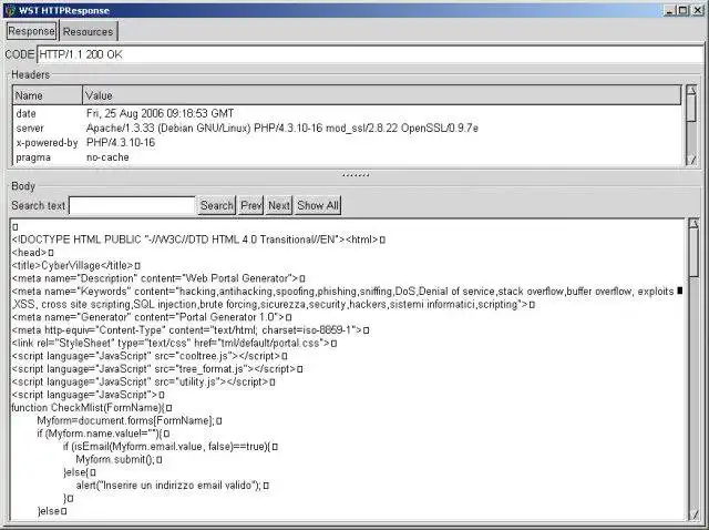 Mag-download ng web tool o web app na WebSecurityTester