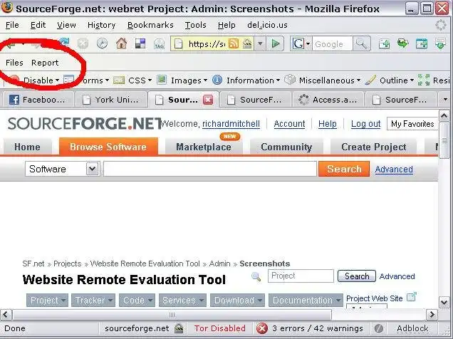 Download web tool or web app Website Remote Evaluation Tool