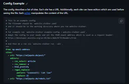 下载网络工具或网络应用程序 Website Stalker