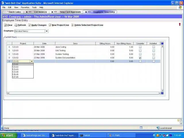 Mag-download ng web tool o web app Web Time Entry