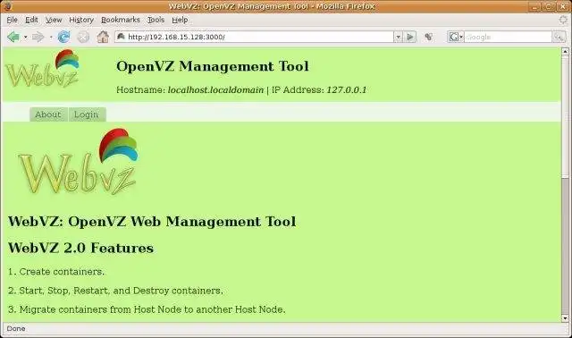 Download web tool or web app WebVZ