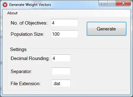 Download web tool or web app Weight Vectors