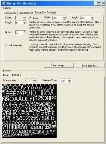 ابزار وب یا برنامه وب Well-Oiled Game Font Maker را دانلود کنید
