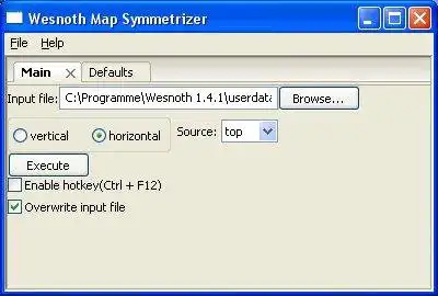 Unduh alat web atau aplikasi web Wesnoth Map Symmetrizer untuk dijalankan di Linux online