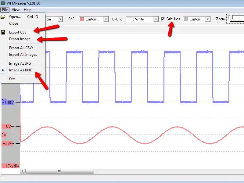 Download web tool or web app WFM Reader to run in Windows online over Linux online