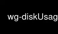 Запустите wg-diskUsage в бесплатном хостинг-провайдере OnWorks через Ubuntu Online, Fedora Online, онлайн-эмулятор Windows или онлайн-эмулятор MAC OS