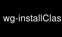 Запустіть wg-installClass у постачальника безкоштовного хостингу OnWorks через Ubuntu Online, Fedora Online, онлайн-емулятор Windows або онлайн-емулятор MAC OS