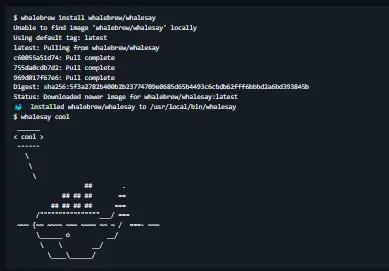 下载网络工具或网络应用程序 Whalebrew