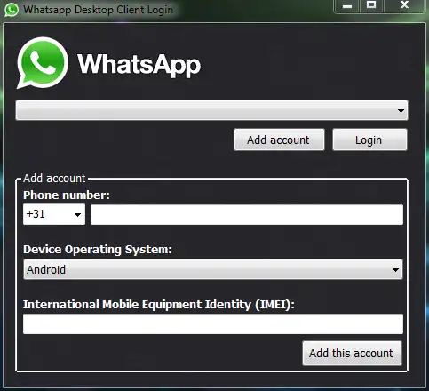 Download web tool or web app WhatsApp Desktop Client