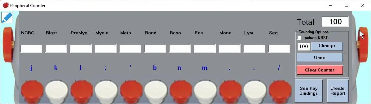 Download webtool of webapp Differentiële teller voor witte bloedcellen