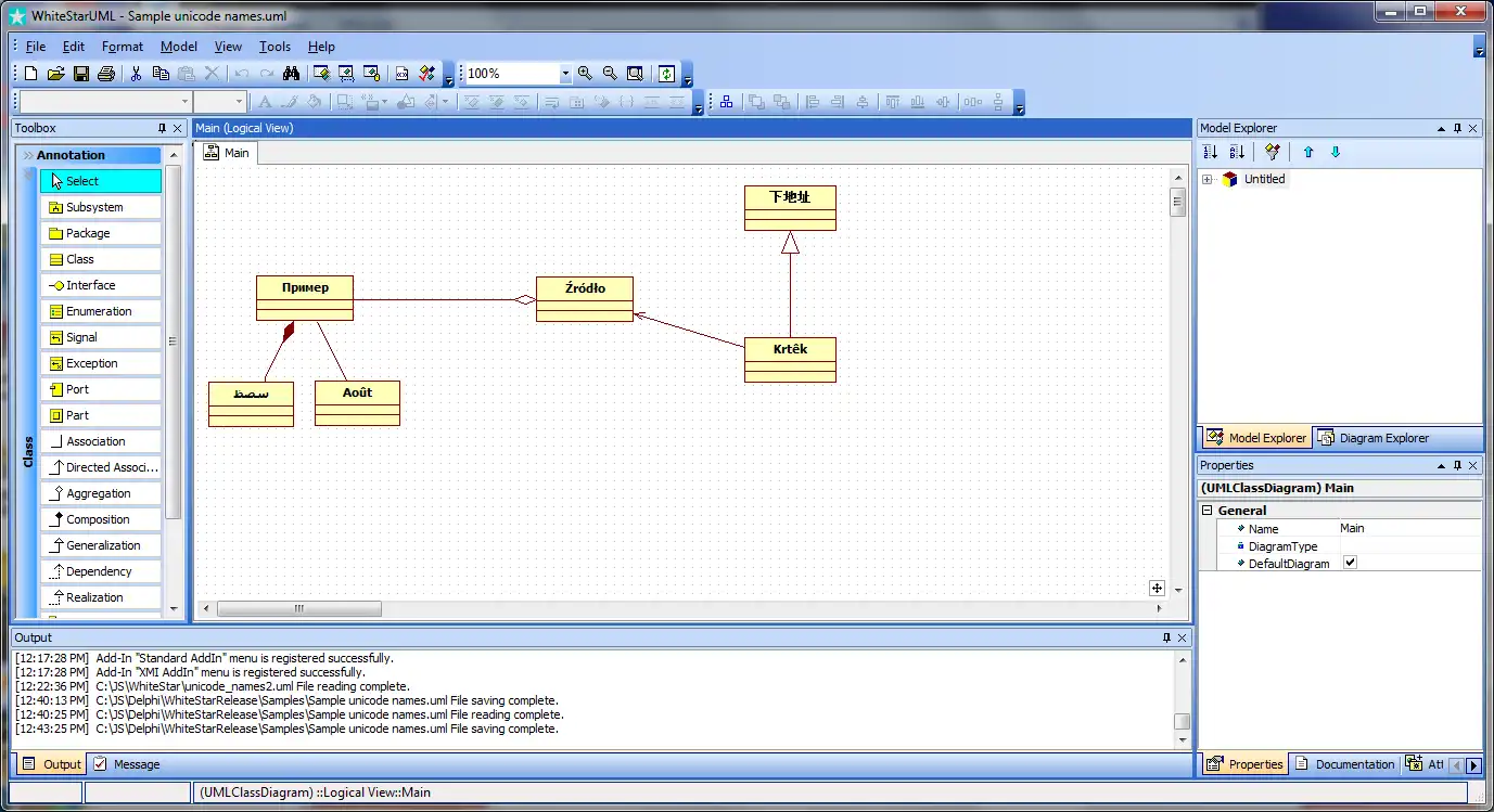 Download web tool or web app WhiteStarUML