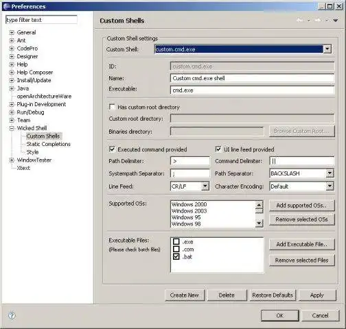 Download web tool or web app Wicked Shell