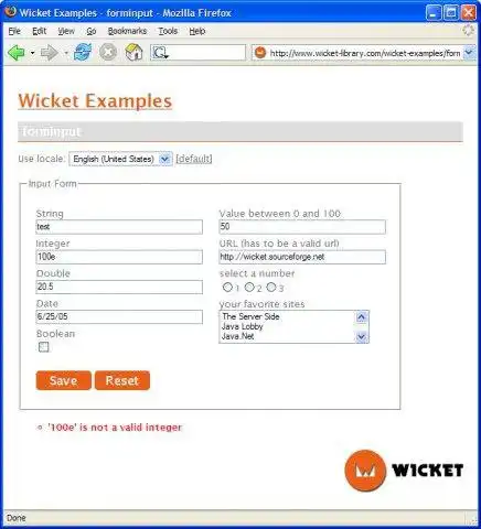 Download web tool or web app Wicket