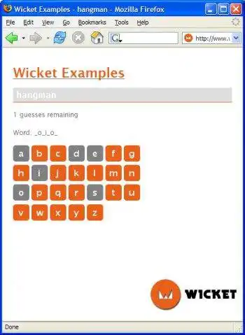 Download web tool or web app Wicket