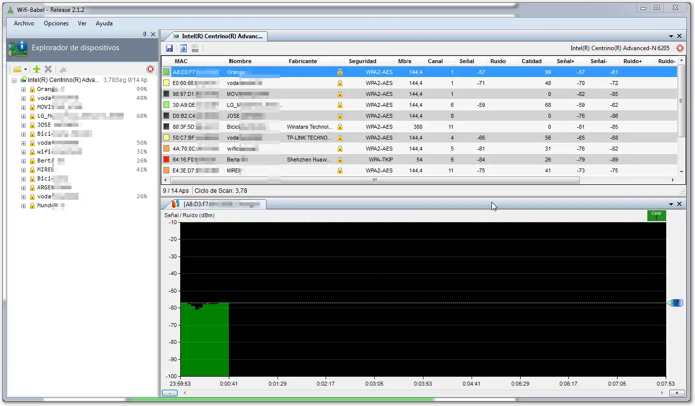 Descarga la herramienta web o la aplicación web WifiBabel