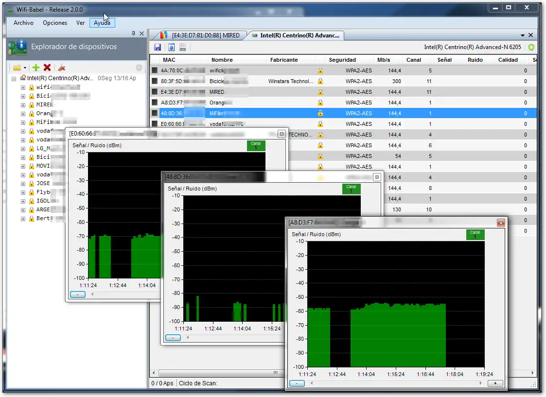 Baixe a ferramenta da web ou o aplicativo da web WifiBabel