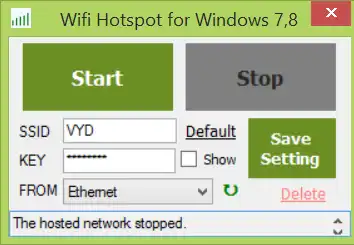 Unduh alat web atau aplikasi web WifiHotspot8