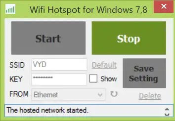 Завантажте веб-інструмент або веб-програму WifiHotspot8