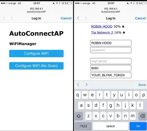 Download web tool or web app WiFiManager