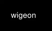 Esegui WigeoN nel provider di hosting gratuito OnWorks su Ubuntu Online, Fedora Online, emulatore online Windows o emulatore online MAC OS