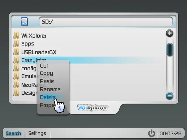Download web tool or web app WiiXplorer